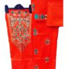 Afsan Skin Printing Full voile cloth Red